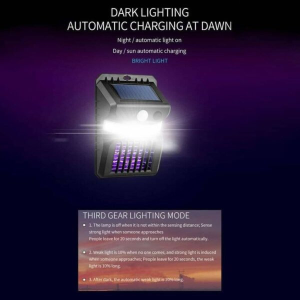 Solarna lampa sa senzorom pokreta - Slika 3