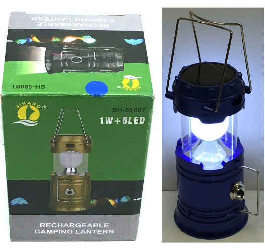 Solarni punjivi led fenjer - Slika 2