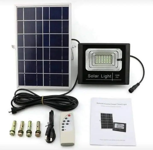 Solarni reflektor sa displejem i daljinskim upravljačem 100w - Slika 5