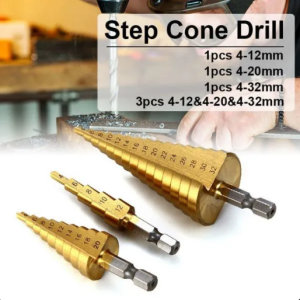 Stepenaste burgije 3 komada model 2