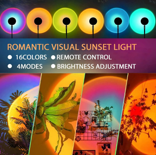 Sunset Lamp Projektor sa lampom - Slika 11