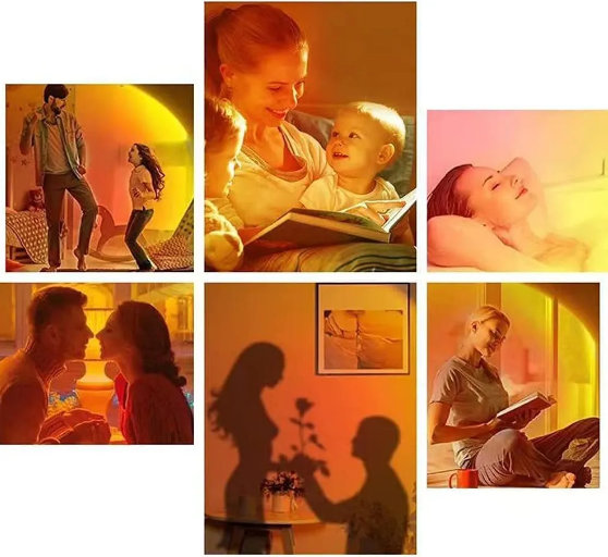 Sunset Lamp Projektor sa lampom - Slika 6