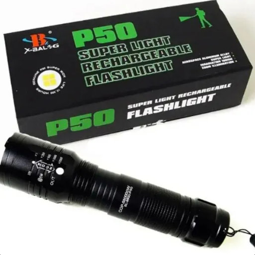 Taktička Baterijska Punjiva Lampa Balog P50 - Slika 5