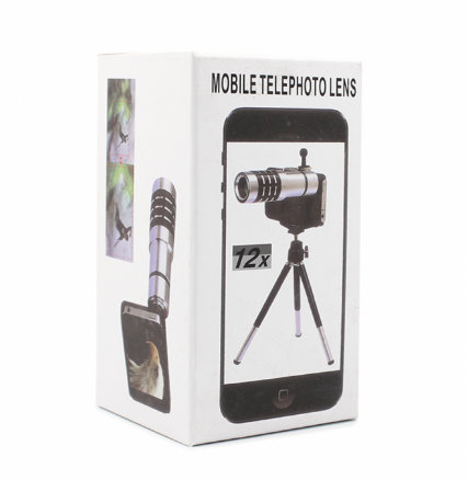 Tripod-teleskop za mobilni telefon 12x zoom - Slika 3