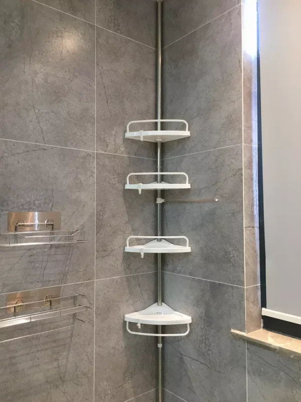 Ugaona teleskopska polica za kupatilo model 2 - Slika 11