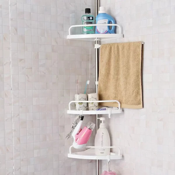 Ugaona teleskopska polica za kupatilo model 2 - Slika 12