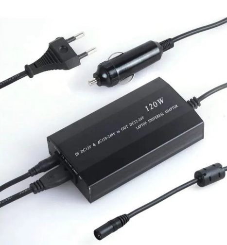 Univerzalni auto i kućni punjač za laptop 120W – punjač za mobilni telefon - Slika 3