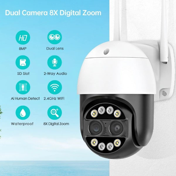 WiFi kamera sa dvostrukim socivom model 2 - Slika 12