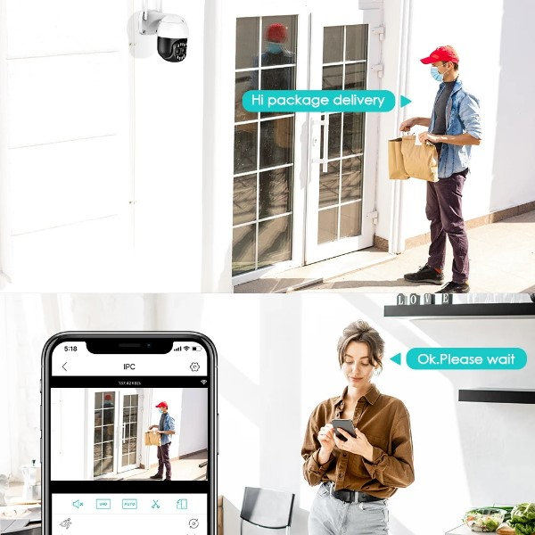 WiFi kamera sa dvostrukim socivom model 2 - Slika 5