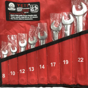 YETI set 8 okasto-vilastih ključeva 8-22mm