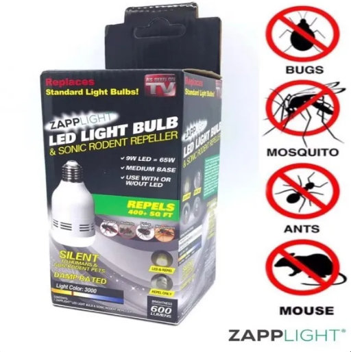 Zapplight Sonic Repelentna Sijalica rasterivač štetnika - Slika 4