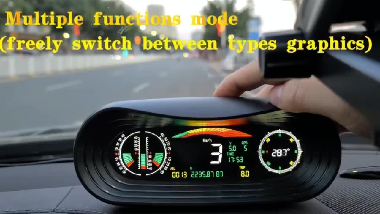 Automobilski elektronski kompas GPS Head-Up HUD displej - Slika 7