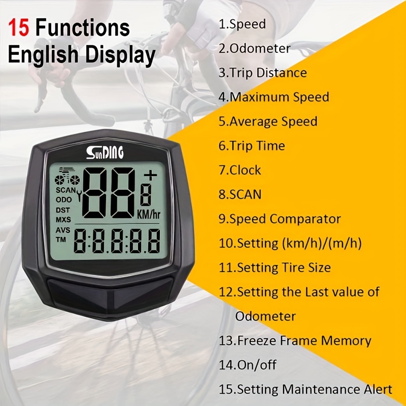 Janet Skiffer Biciklistički kompjuter sa žicom - Slika 9