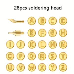 28 komada glava za grafiku sa slovima