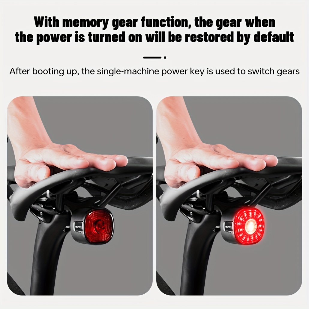 PHMAX Biciklističko zadnje svetlo IP66 vodootporno - Slika 7