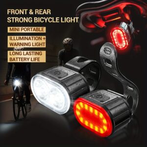 Punjiva LED svetla za bicik prednje i zadnje