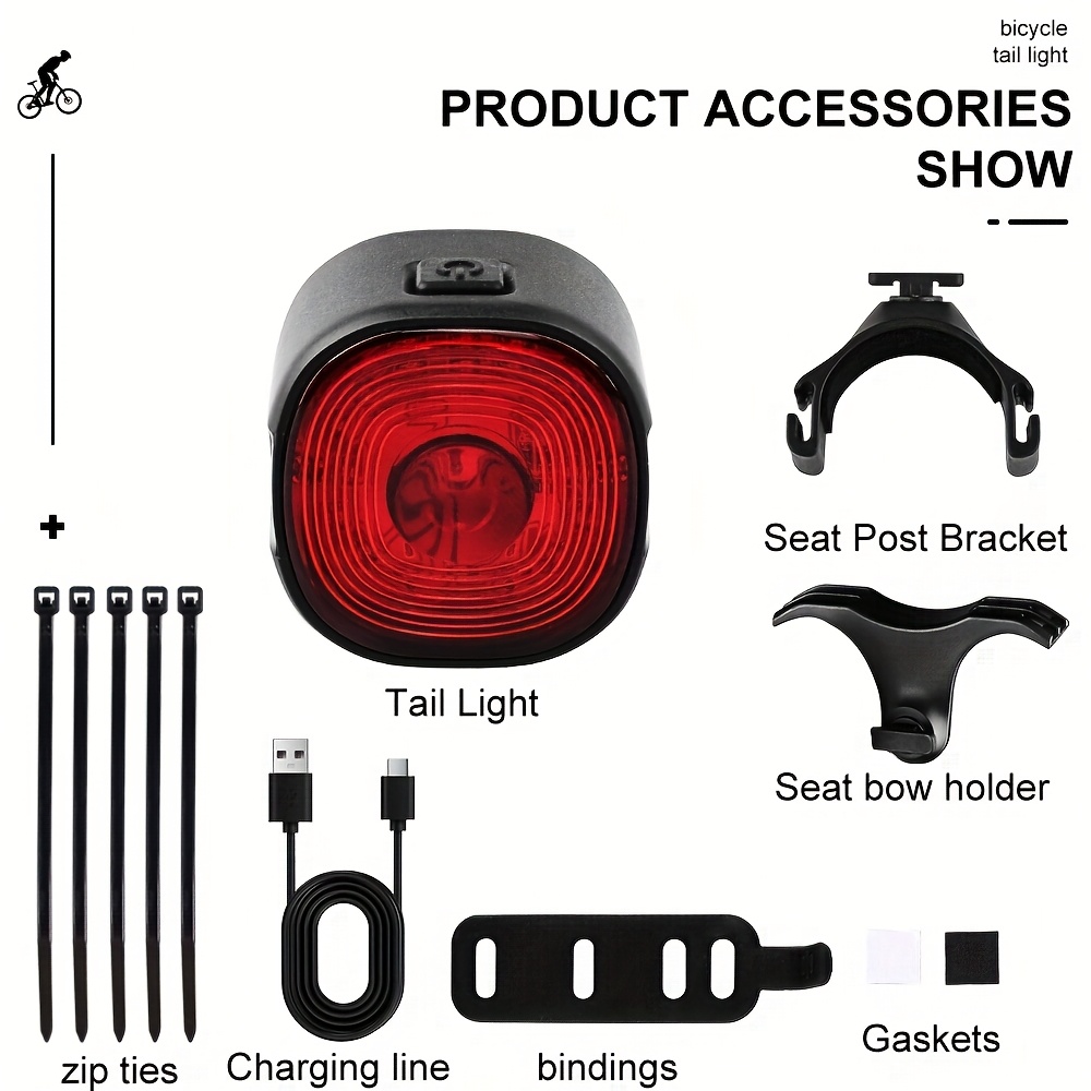 PHMAX Biciklističko zadnje svetlo IP66 vodootporno - Slika 10