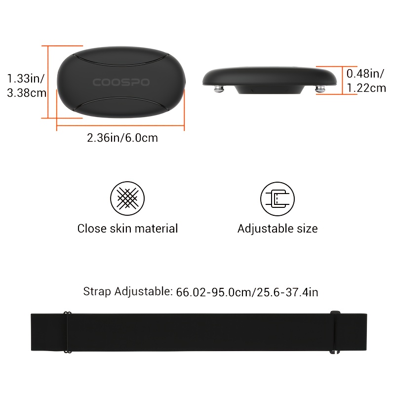 COOSPO HR7 Senzor Srčanog Ritma Bežični - Slika 2