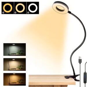 Fleksibilna stona lampa sa gipkim ramenom i stezaljkom