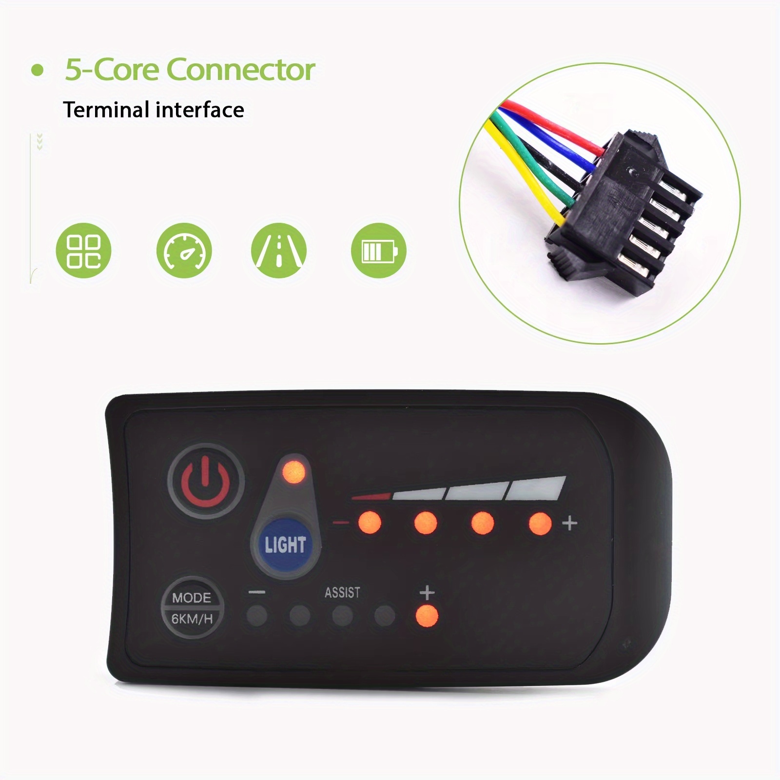 S810 36V UART2 Električni Biciklistički Kompjuter - Slika 7