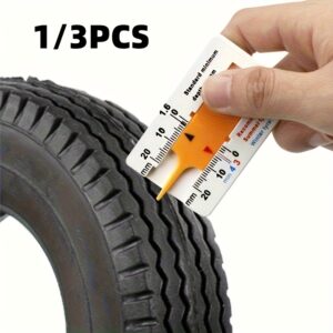 GOXAWEE 1/3 komada Merač dubine gume 0-20mm