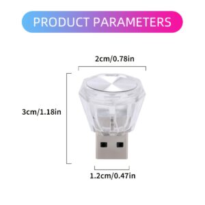 Mini USB LED Atmosferska Svetiljka za Auto