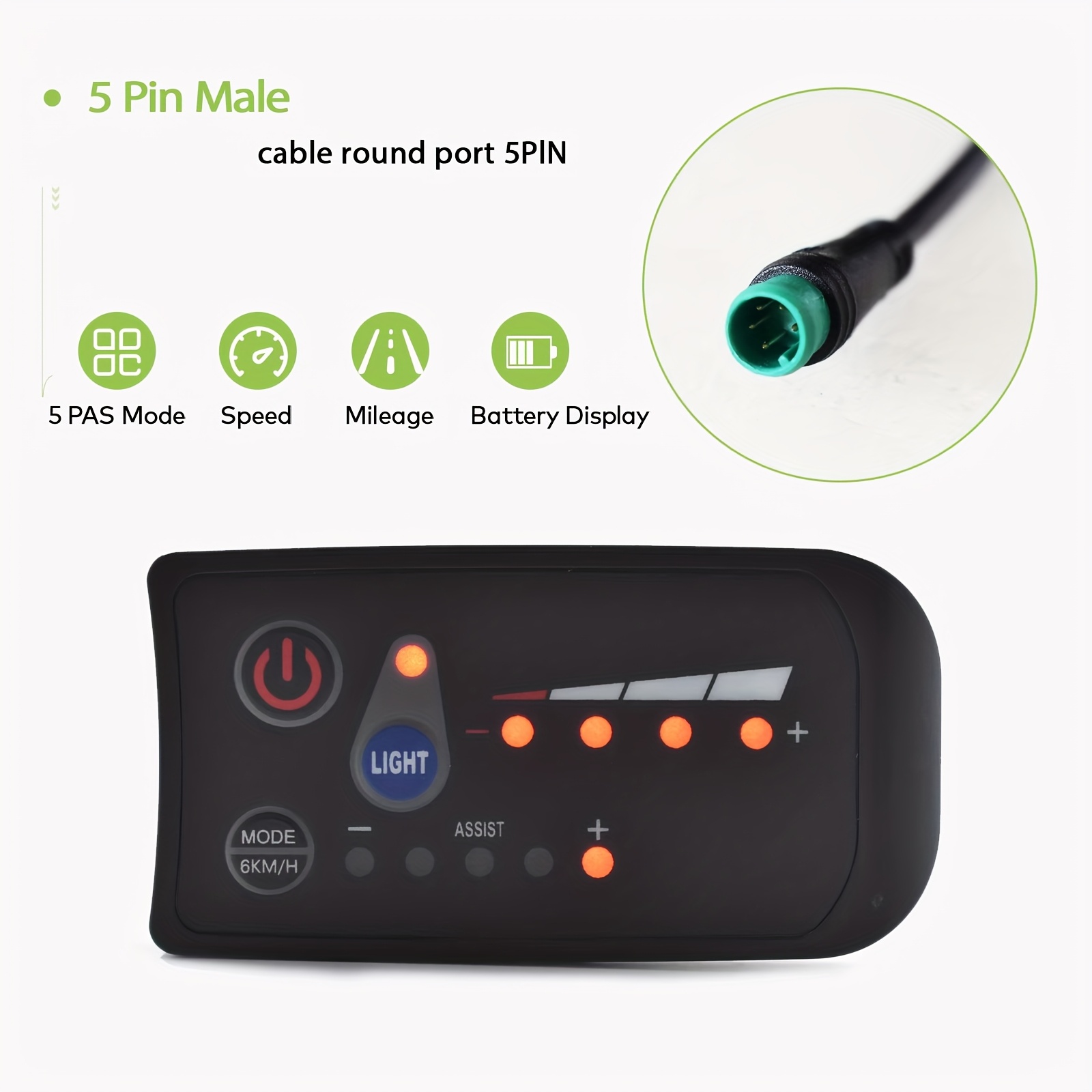 S810 36V UART2 Električni Biciklistički Kompjuter - Slika 3