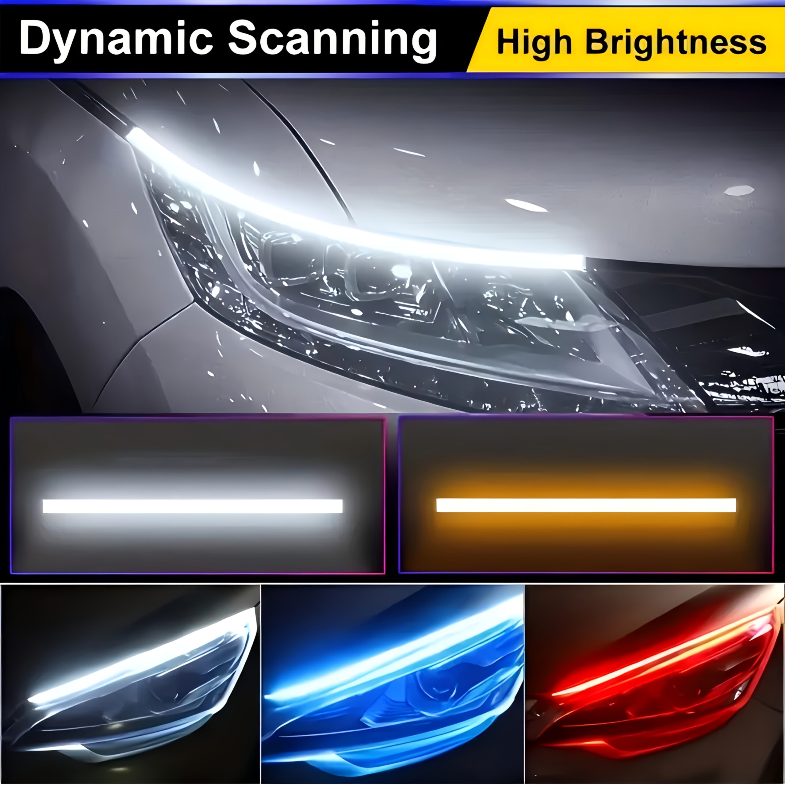 LED dekorativna traka sa tekucim svetlom 61cm 2 komada