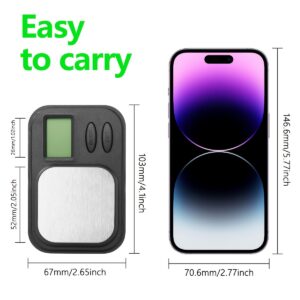 Digitalna džepna vaga 500g x 0.01g precizna