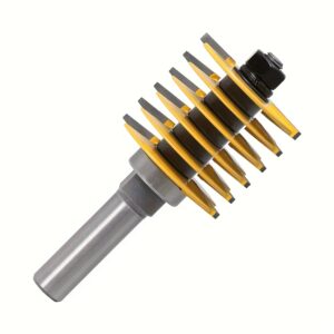 Sečivo za stepenasti spoj sa dva zuba žute boje