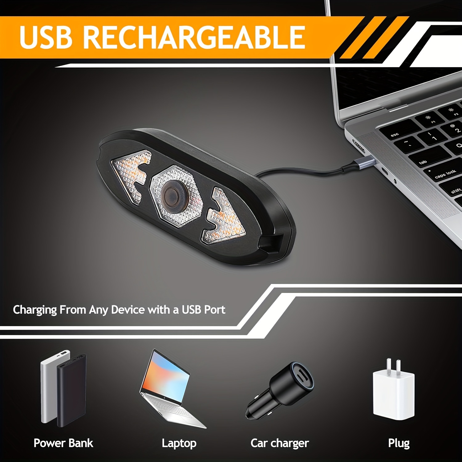 Pametna zadnja svetla za bicikl | USB punjiva - Slika 5