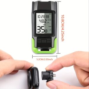 USB-Punjiva Biciklistička Svetiljka sa Brzinomjerom Odometrom i Zvonom