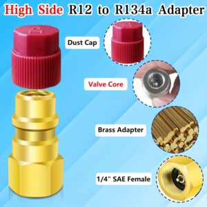 Adapter za pretvaranje R12 u R134A ventil za punjenje klima uređaja sa brzim spojevima
