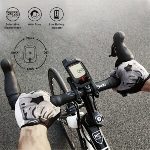 Svestrani žičani biciklistički brzinomer sa LCD ekranom
