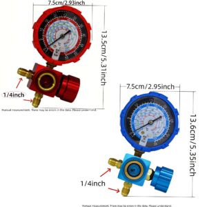 Jednostruki manometar za klimu pogodan za R410A, R22 i R134A