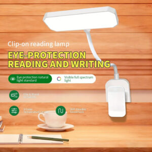 LED svetiljka za čitanje sa kopčom za knjige