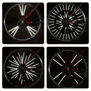 12 komada reflektora za biciklističke žbice