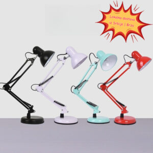 1 kom LED lampa za radni sto sa zaštitom za oči, minimalistička spavaća soba za studente, noćna lampa, lampa za radni sto sa dugom šipkom i klipom
