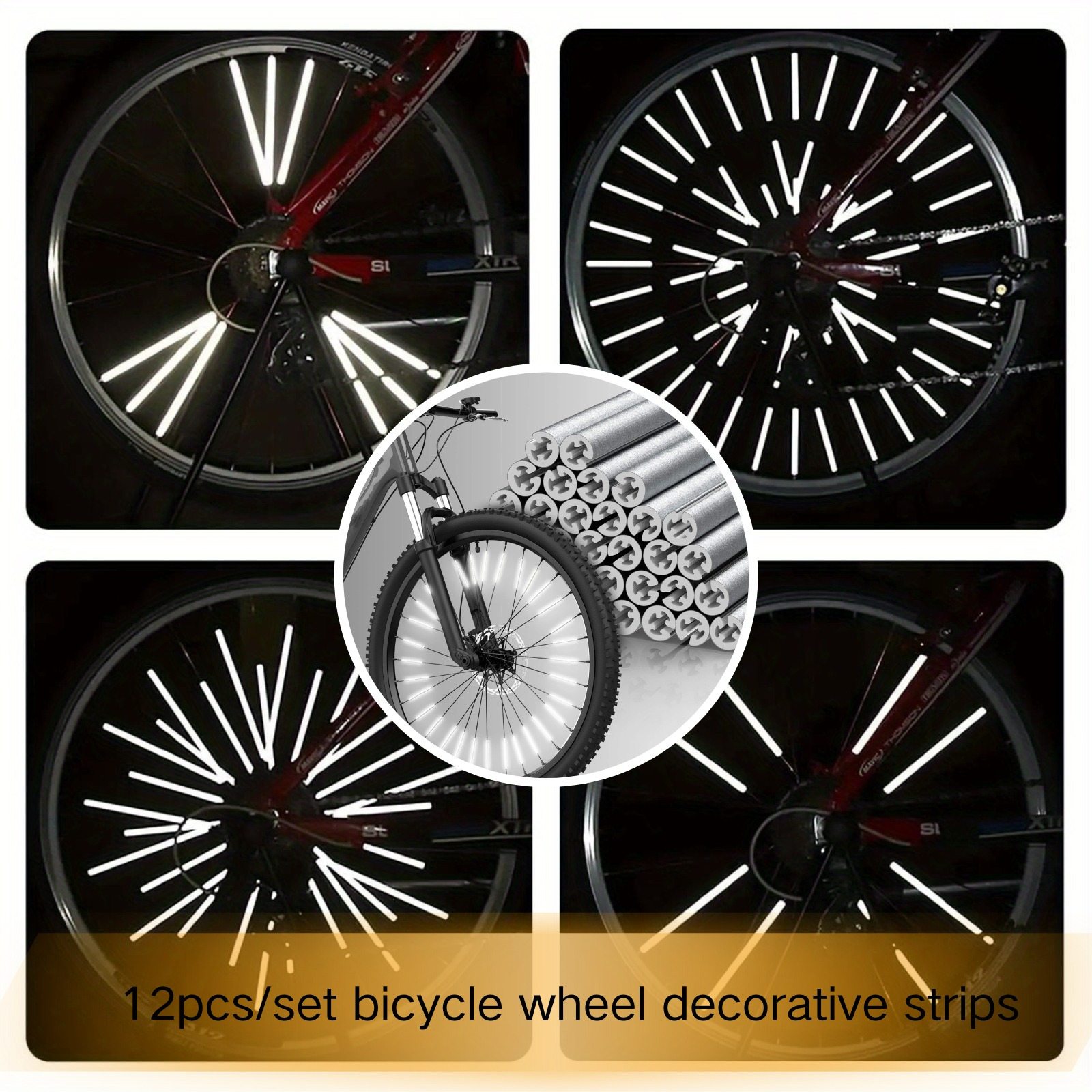 12 komada reflektora za biciklističke žbice - Slika 3