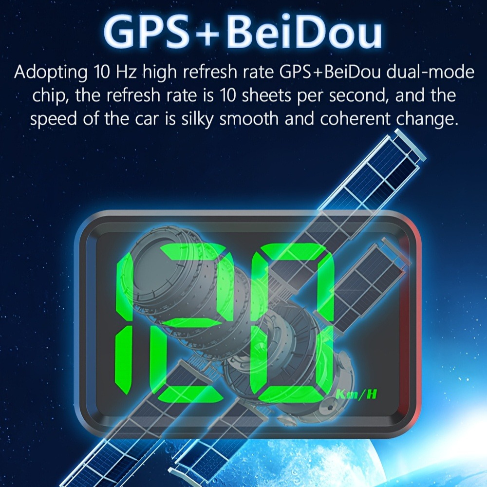 GPS sa HD displejem MPH/KM/H merač brzine - Slika 7