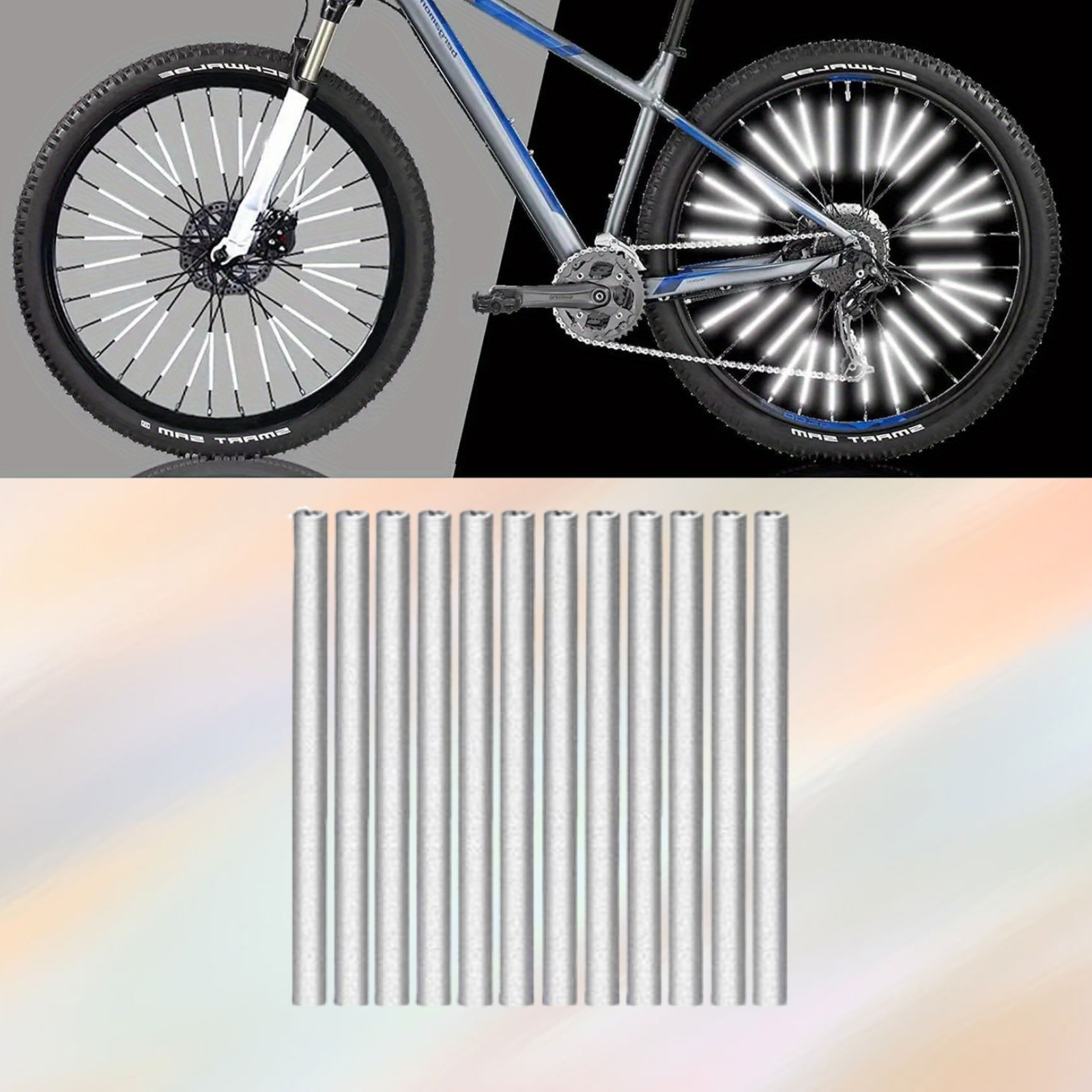 12 komada reflektora za biciklističke žbice - Slika 8