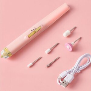 Kompaktni električni uređaj za bušenje noktiju za uklanjanje laka i negu mrtve kože u setu za pedikir