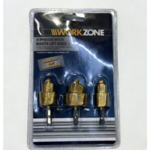 3 komada brza stepenasta burgija obložena titanijumom za proširenje rupa, specijalna burgija za lim, otvarač rupa, šestougaoni prihvat, titanijumsko obložena burgija za popravku vodovodnih cevi, višeslojna stepenasta burgija za proširenje rupa