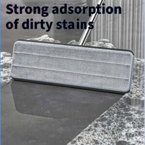 Ekstra Debela Upijajuća Krpa za Mop od Mikrofibera Dimenzija 45cm x 15cm, Pogodna za Mokro i Suvo Čišćenje