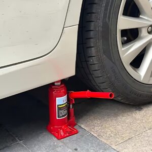 Bocna dizalica nosivosti 5 tona, hidraulična zavesana bocna dizalica, teška 4999.95KG, hidraulična dizalica za vozila, sa stabilnom bazom, prenosiva dizalica, sa ručkom pumpe za automobile, SUV, 3 tona dizalica, oprema za podizanje automobila za popravku, auto dizalica, podna dizalica, dizalica za prikolicu