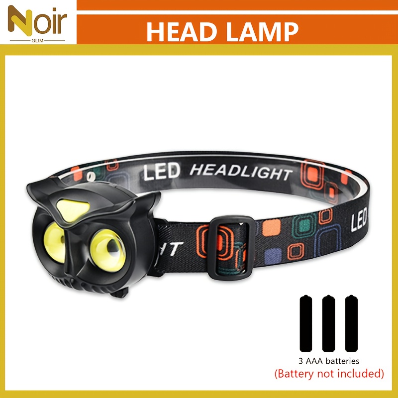 1 komad Svetla Avanturistička Lampa, Hitna Rasveta za Glavu, Multifunkcionalna Bežična Baterijska Lampica za Vanjske Aktivnosti, Kampovanje, Planinarenje, Pecanje, Šetnju, Noćno Trčanje, Pokloni za Božić/Noć Veštica (Baterije Nisu Uključene) - Slika 3