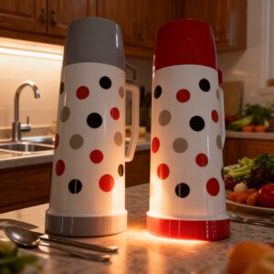 Nova 316 Nerđajuća Čelična Plutajuća Flaša za Vodu – Nepropusna, Termoizolovana za Održavanje Toplote/Hladnoće, Izdržljiva i Prenosiva za Kampovanje, Putovanja – Dizajn Otporan na Slanu Vodu, Dvostruka Čaša za Piće (Ručna)