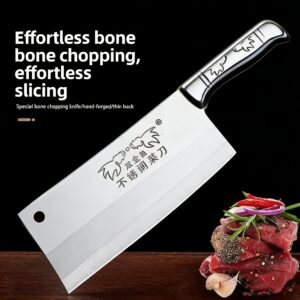 Čelični nož za kuvare sa nerđajućom površinom, stručnjakovski sekači voća i mesa, alat-kraljev