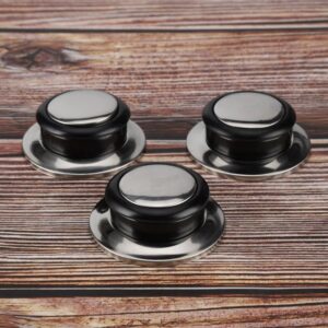 Perle za poklopac od nerđajućeg čelika | Univerzalna ručka za poklopac šerpe sa staklenim poklopcem i dodacima za perle