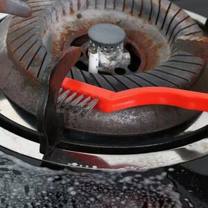 Set četki za snažno čišćenje kuhinjskog plinskog šporeta: žičana i međuprostorna